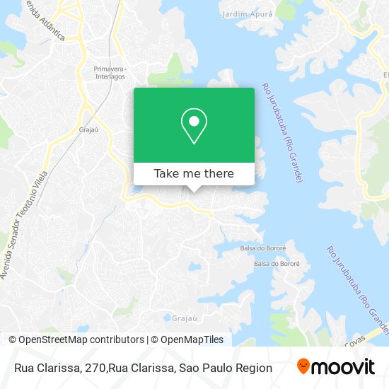 Mapa Rua Clarissa, 270,Rua Clarissa