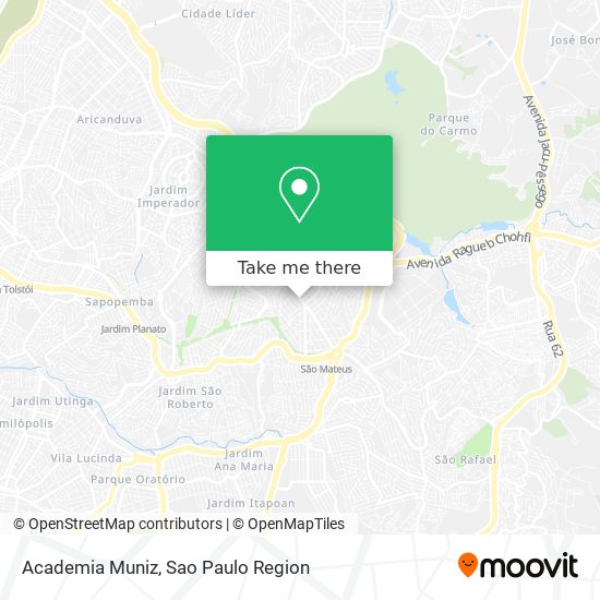 Mapa Academia Muniz