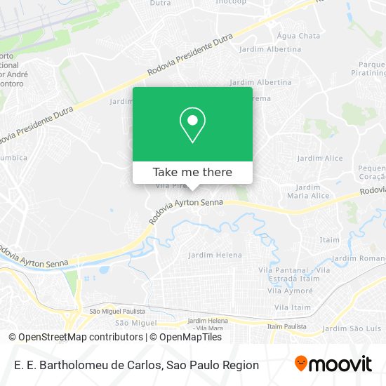 E. E. Bartholomeu de Carlos map