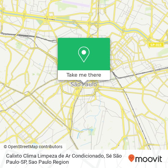 Mapa Calixto Clima Limpeza de Ar Condicionado, Sé São Paulo-SP