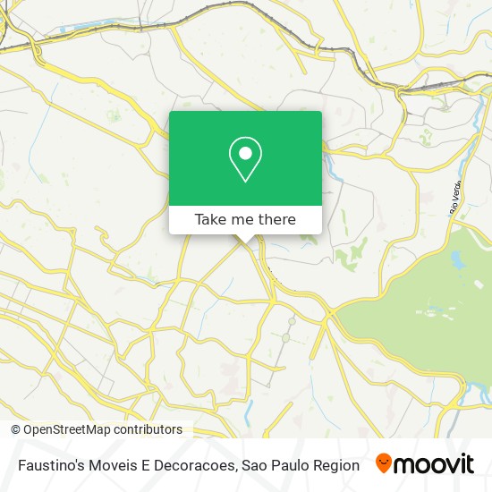 Mapa Faustino's Moveis E Decoracoes