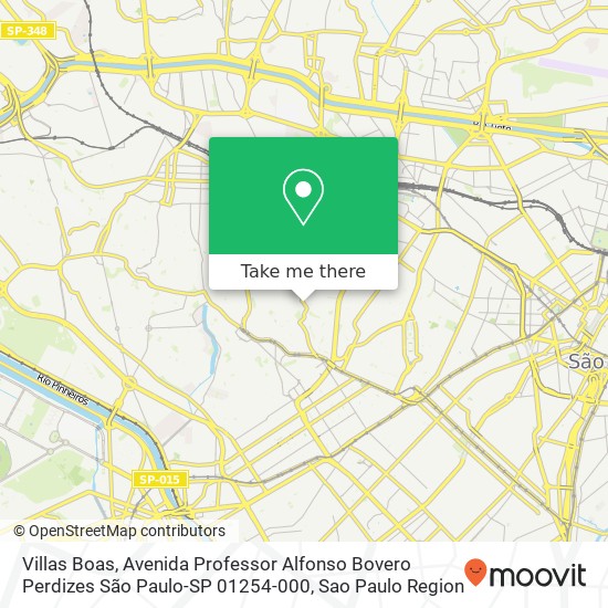 Villas Boas, Avenida Professor Alfonso Bovero Perdizes São Paulo-SP 01254-000 map