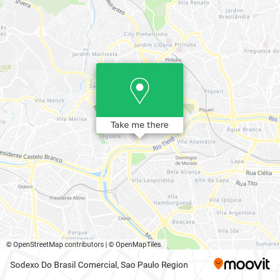 Sodexo Do Brasil Comercial map