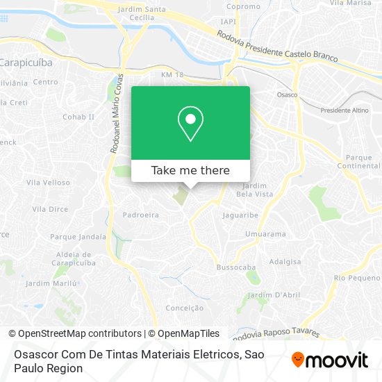 Osascor Com De Tintas Materiais Eletricos map