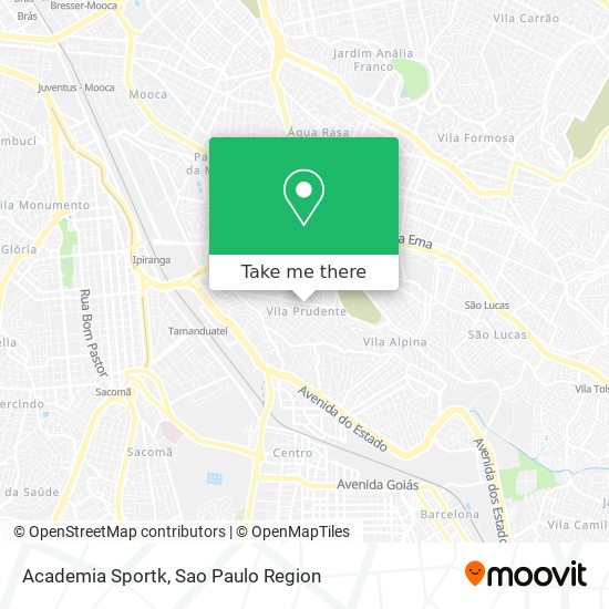 Academia Sportk map