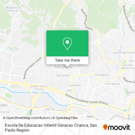 Escola De Educacao Infantil Geracao Crianca map