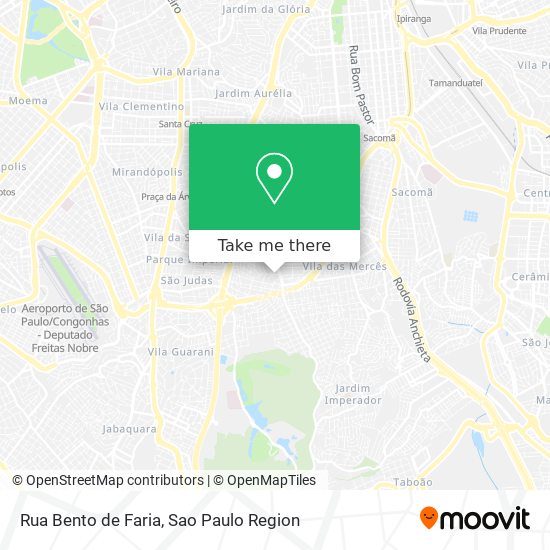 Rua Bento de Faria map