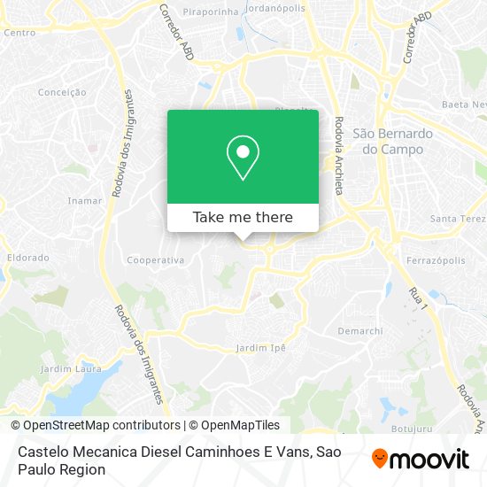 Castelo Mecanica Diesel Caminhoes E Vans map