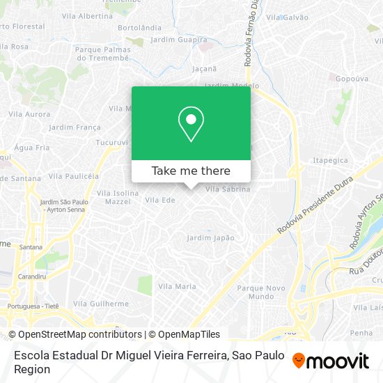 Escola Estadual Dr Miguel Vieira Ferreira map