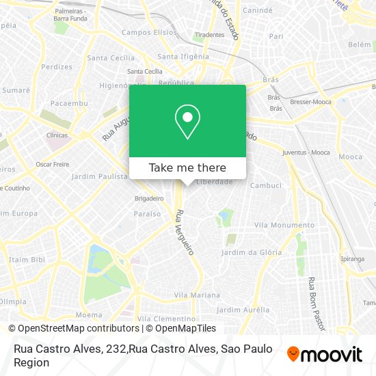 Rua Castro Alves, 232,Rua Castro Alves map