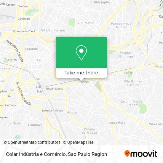 Colar Indústria e Comércio map