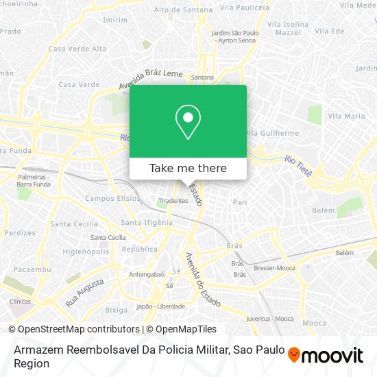 Armazem Reembolsavel Da Policia Militar map