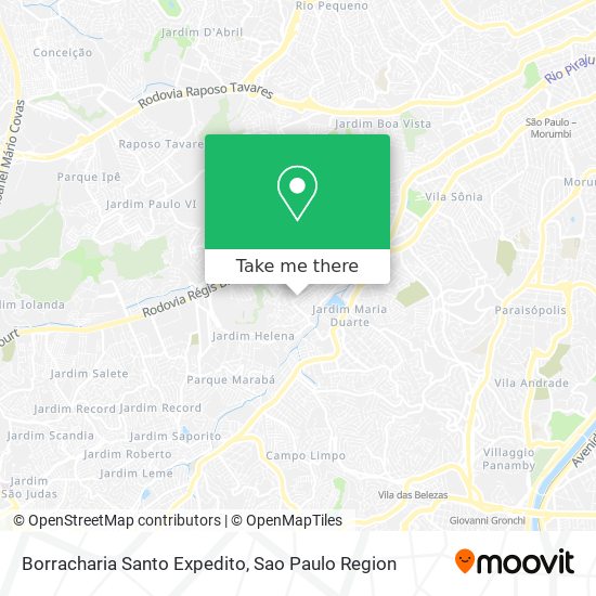Borracharia Santo Expedito map