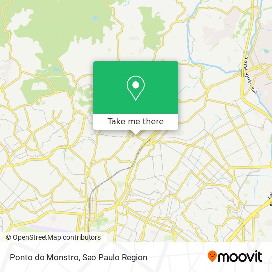 Ponto do Monstro map