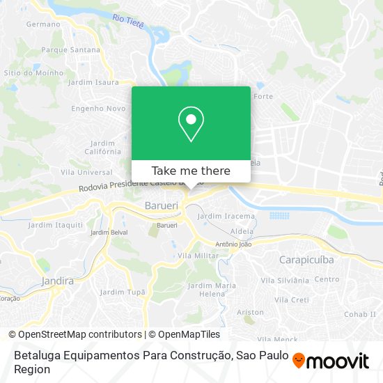 Betaluga Equipamentos Para Construção map