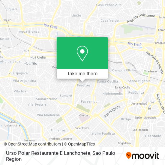 Urso Polar Restaurante E Lanchonete map