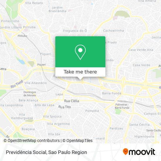 Previdência Social map