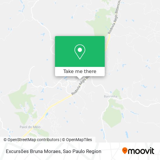 Excursões Bruna Moraes map