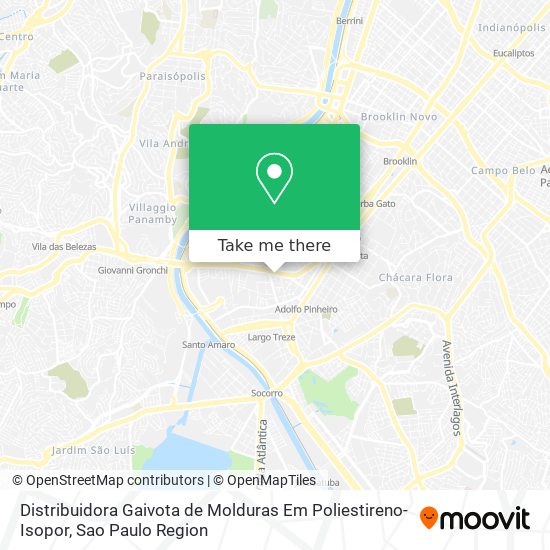 Distribuidora Gaivota de Molduras Em Poliestireno-Isopor map