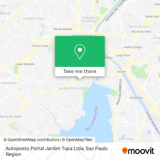Autoposto Portal Jardim Tupa Ltda map