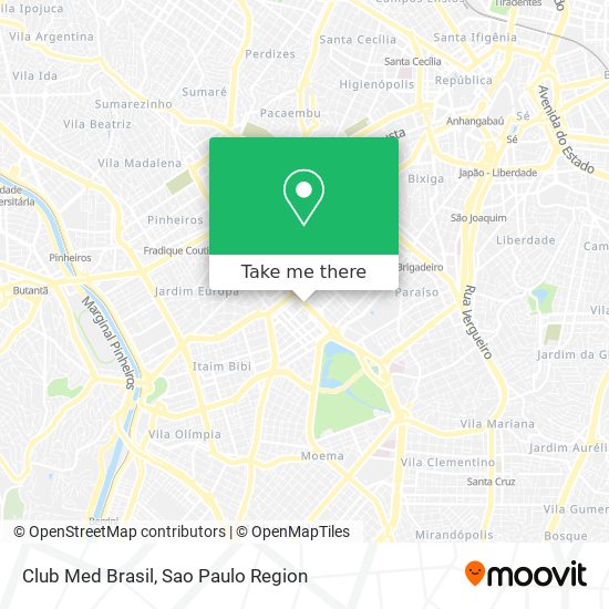Mapa Club Med Brasil