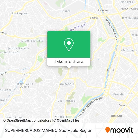 SUPERMERCADOS MAMBO map