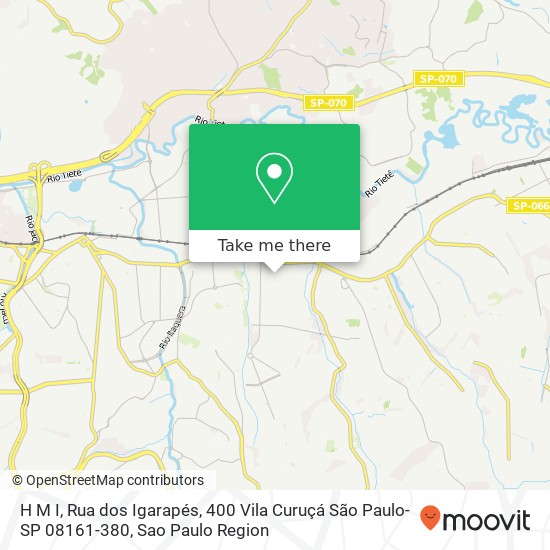 H M I, Rua dos Igarapés, 400 Vila Curuçá São Paulo-SP 08161-380 map