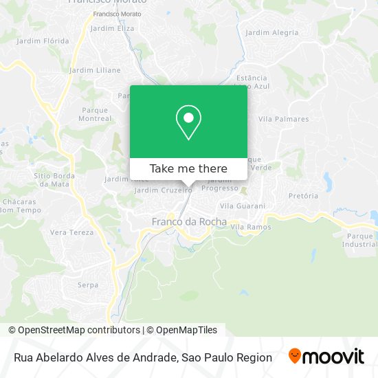 Mapa Rua Abelardo Alves de Andrade