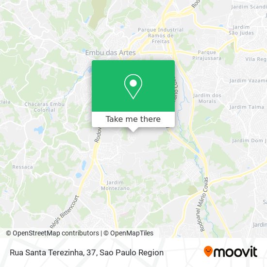 Rua Santa Terezinha, 37 map