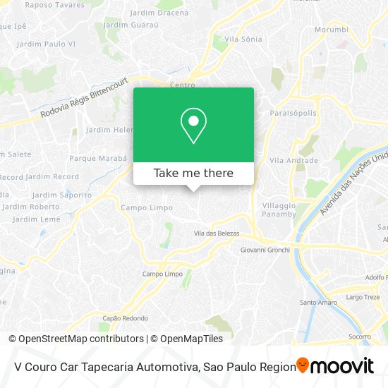 V Couro Car Tapecaria Automotiva map