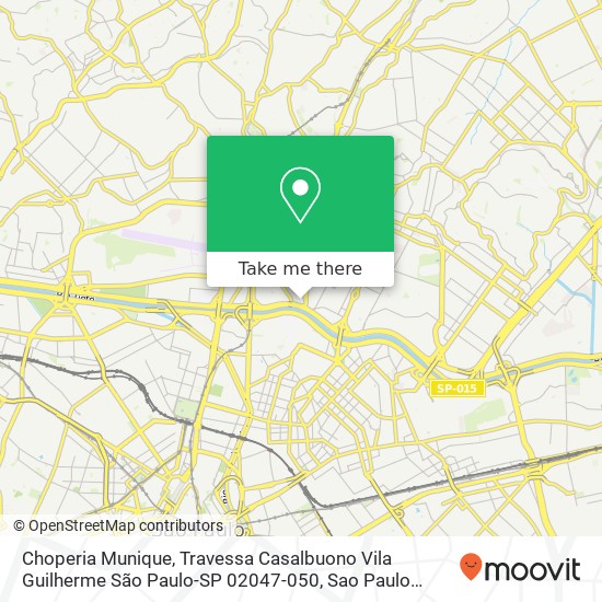 Choperia Munique, Travessa Casalbuono Vila Guilherme São Paulo-SP 02047-050 map