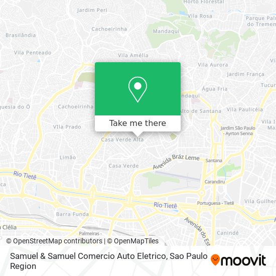 Samuel & Samuel Comercio Auto Eletrico map