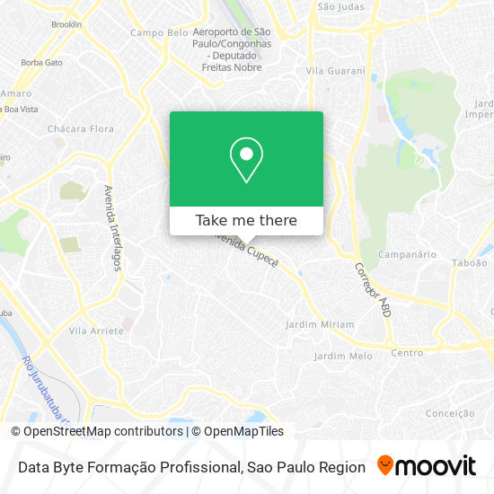 Data Byte Formação Profissional map