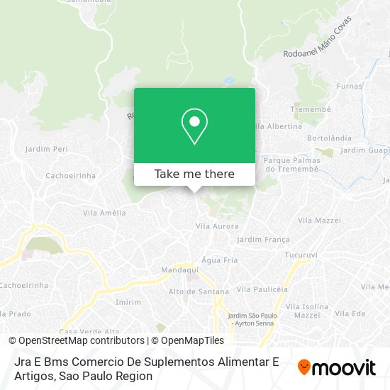 Jra E Bms Comercio De Suplementos Alimentar E Artigos map