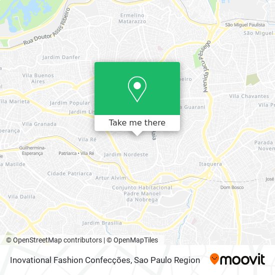 Inovational Fashion Confecções map