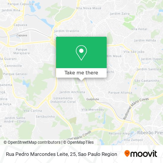 Rua Pedro Marcondes Leite, 25 map