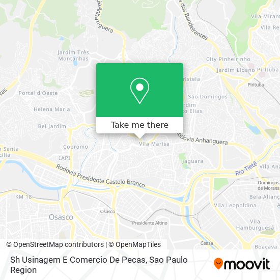 Sh Usinagem E Comercio De Pecas map