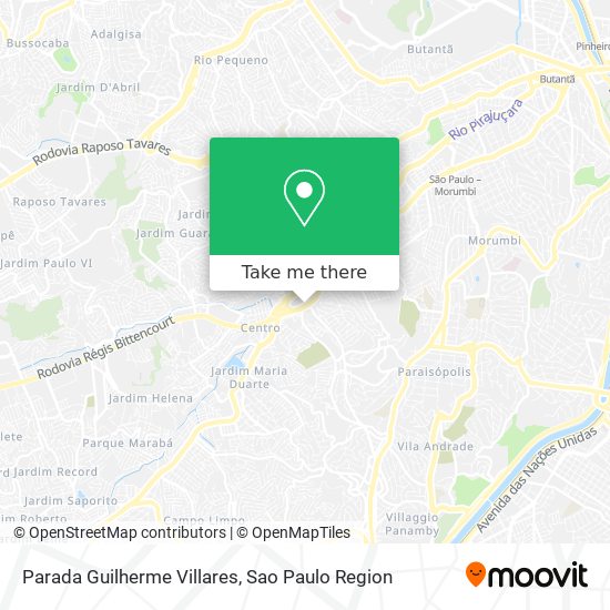 Parada Guilherme Villares map
