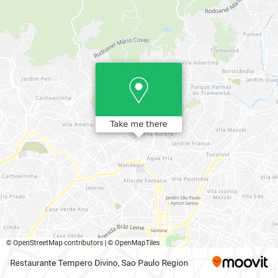 Restaurante Tempero Divino map