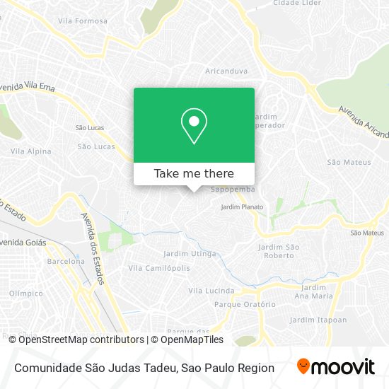 Mapa Comunidade São Judas Tadeu