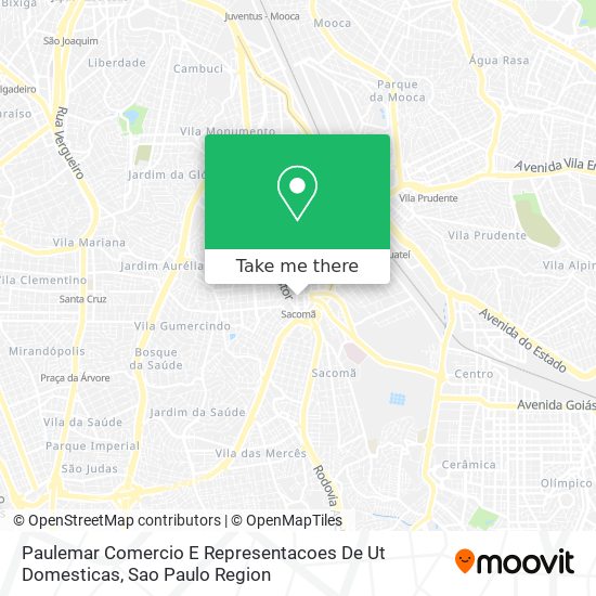 Paulemar Comercio E Representacoes De Ut Domesticas map