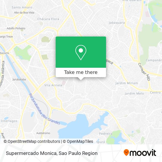 Supermercado Monica map