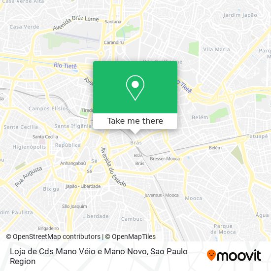 Loja de Cds Mano Véio e Mano Novo map