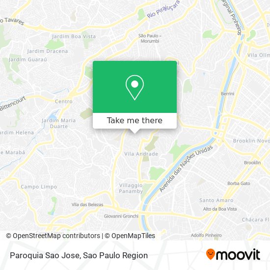 Mapa Paroquia Sao Jose