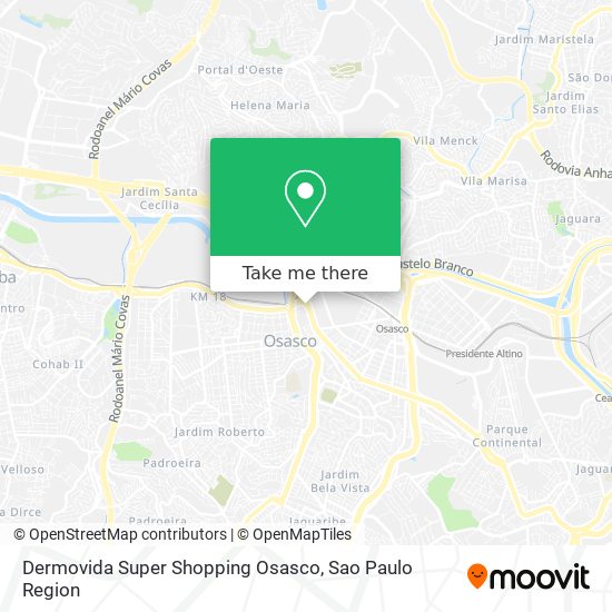 Dermovida Super Shopping Osasco map