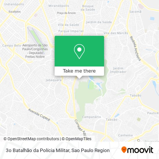 3o Batalhão da Polícia Militar map