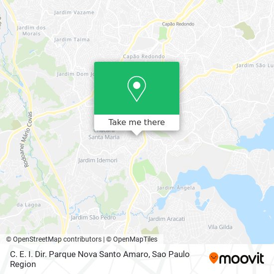 C. E. I. Dir. Parque Nova Santo Amaro map