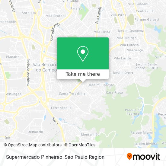 Supermercado Pinheirao map
