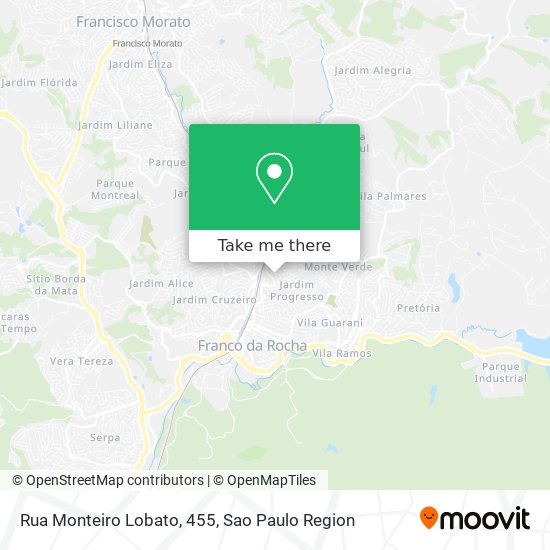 Rua Monteiro Lobato, 455 map