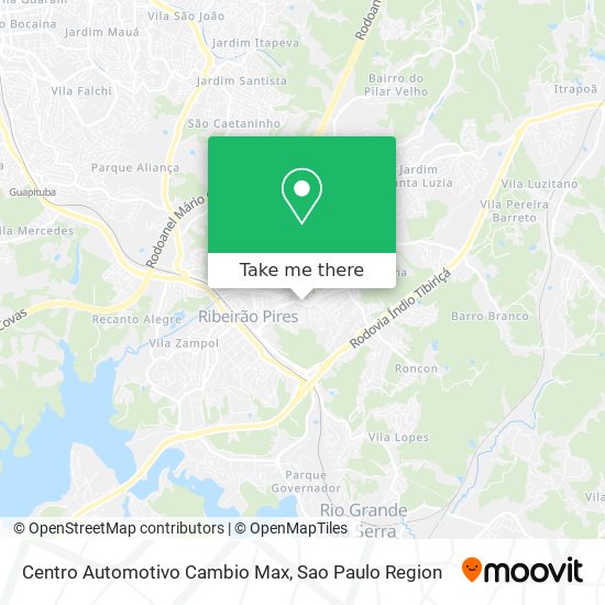 Centro Automotivo Cambio Max map